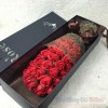 Hoa hồng sáp hộp 33 bông HQ020